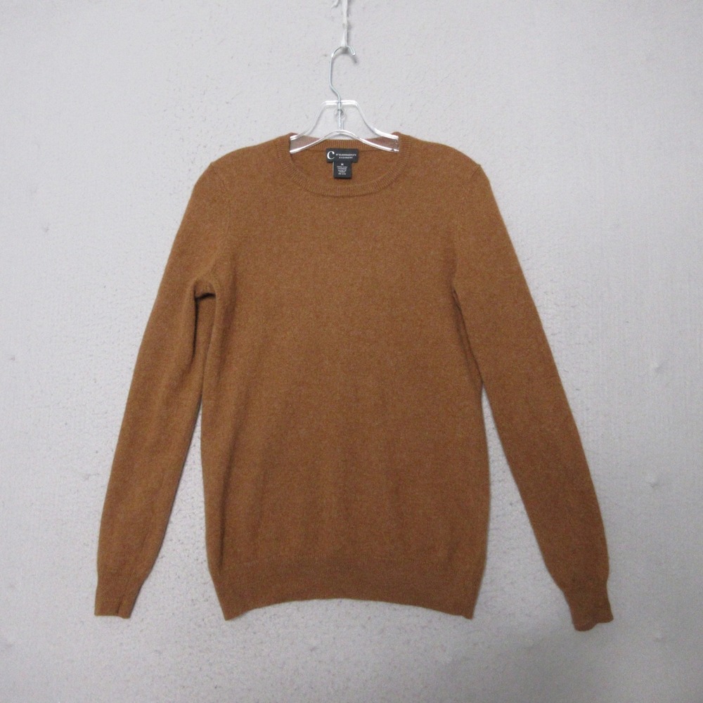 C by Bloomingdales Sweater Cashmere Brown Neutral Quiet Luxury Minimalist Preppy